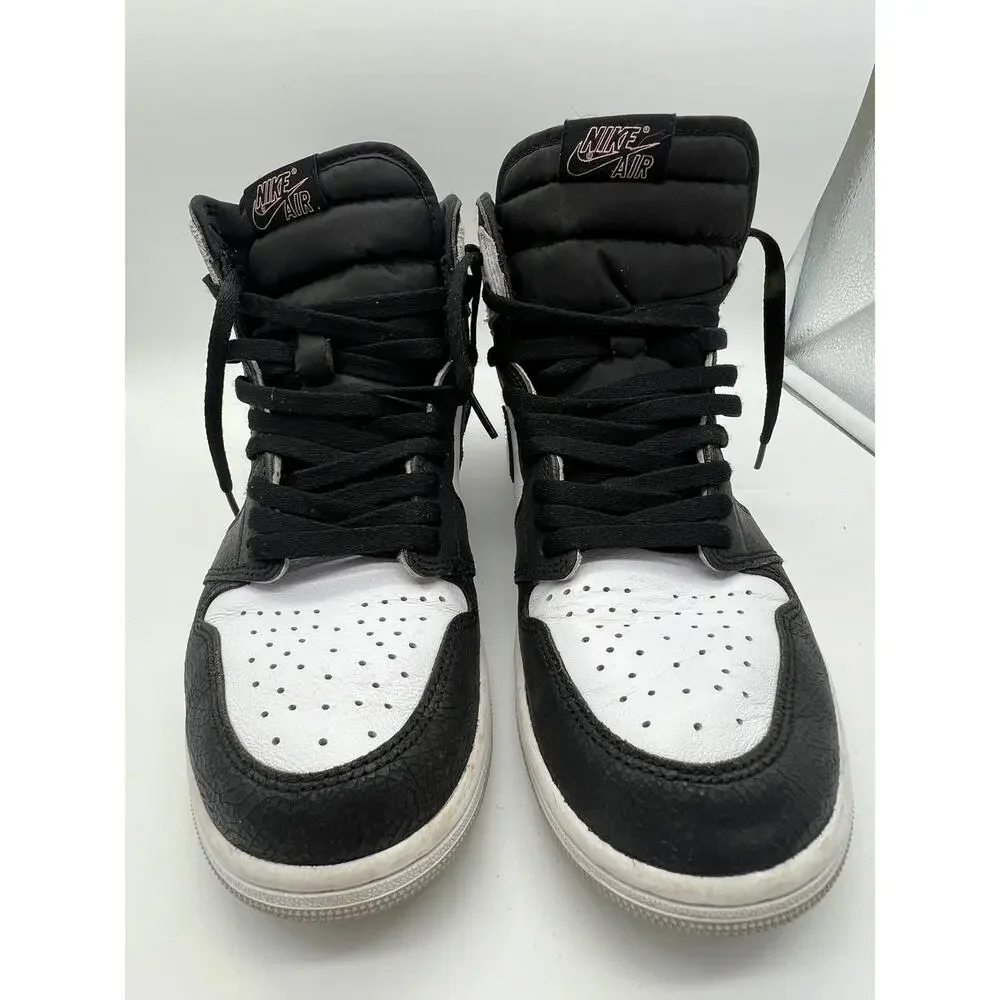 Nike‎ Air Jordan Black White 1 Retro High OG Men's Basketball Sneakers Size 10